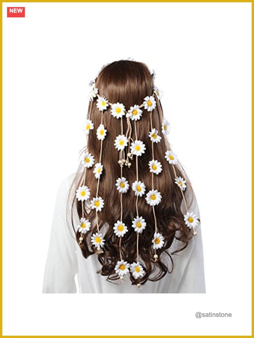 Sunflower Hippie Headband Boho Feather Rope Crown Headwear for Women Girls